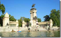 Parque do retiro em Madri